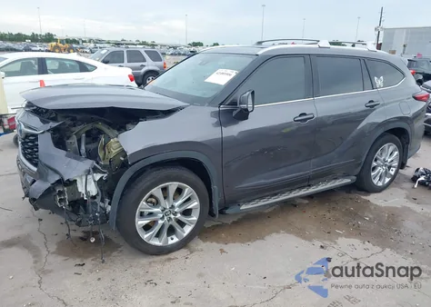 2022 Toyota Highlander Hybrid Limited/Hybrid Platinum z USA, uszkodzony, nr VIN 5TDYARAH5NS513080